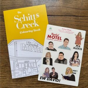 Schitt's Creek Coloring Book and Sticker Set—New